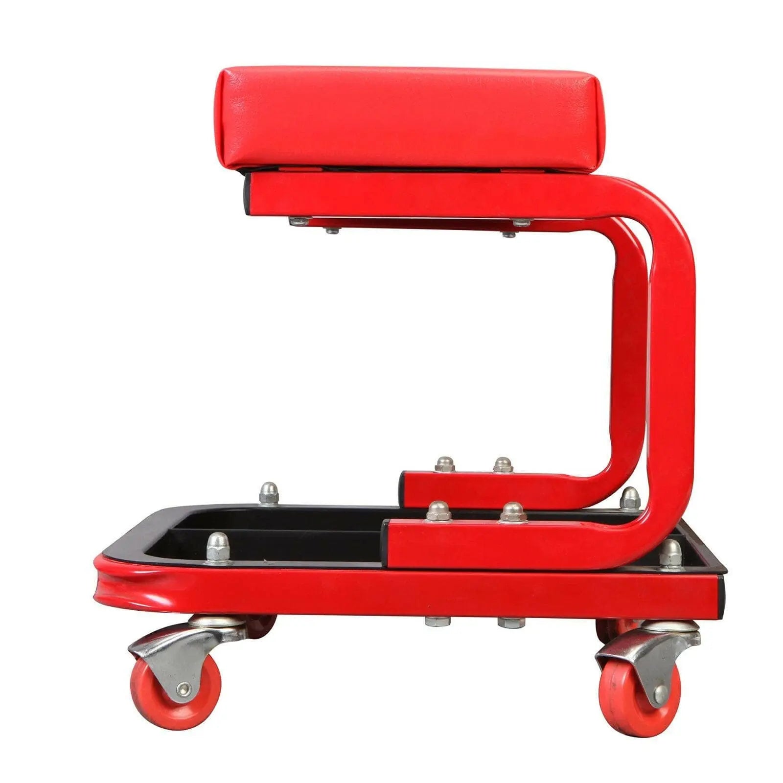 BIG RED Rolling Creeper Seat with Tool Tray