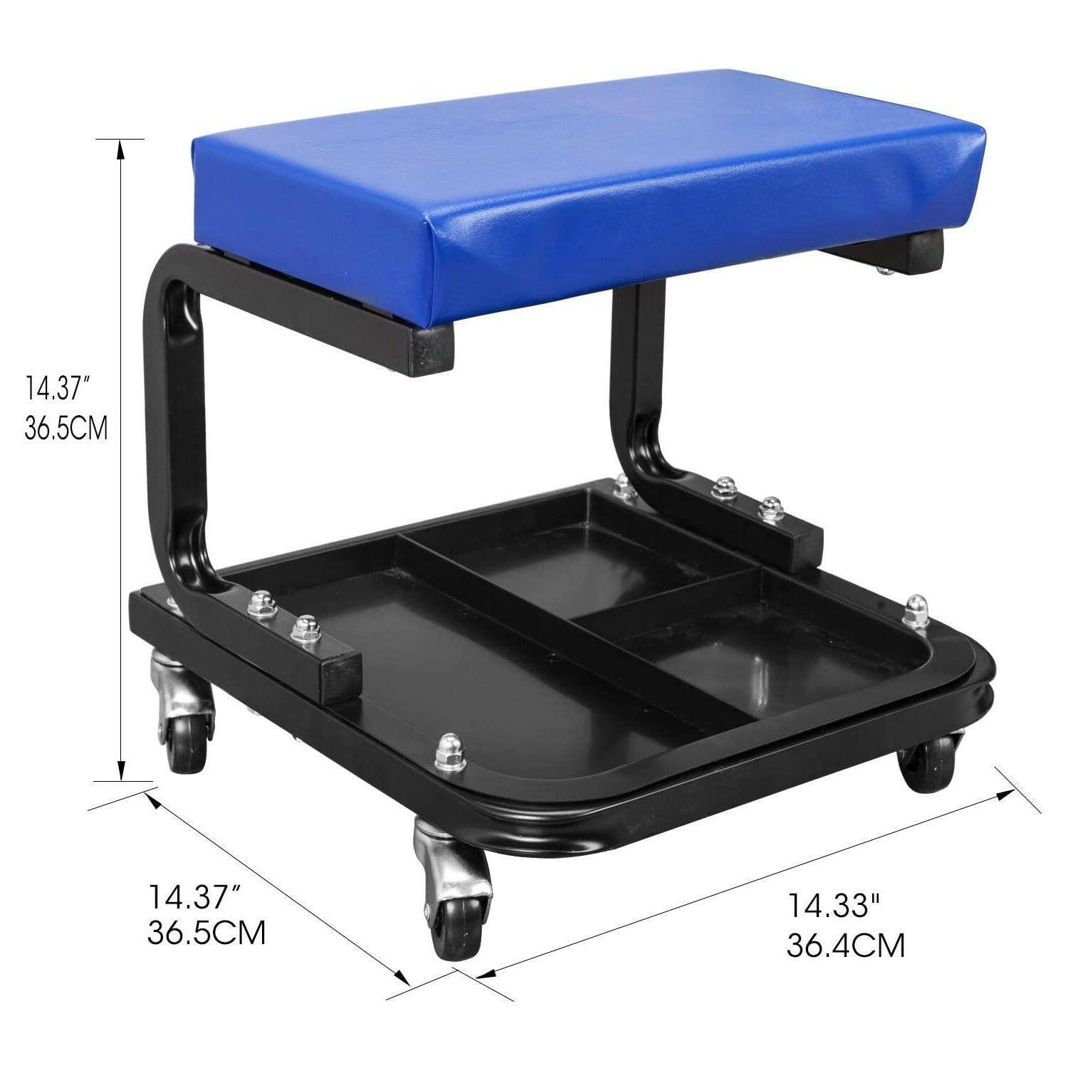 BIG RED Rolling Creeper Seat with Tool Tray