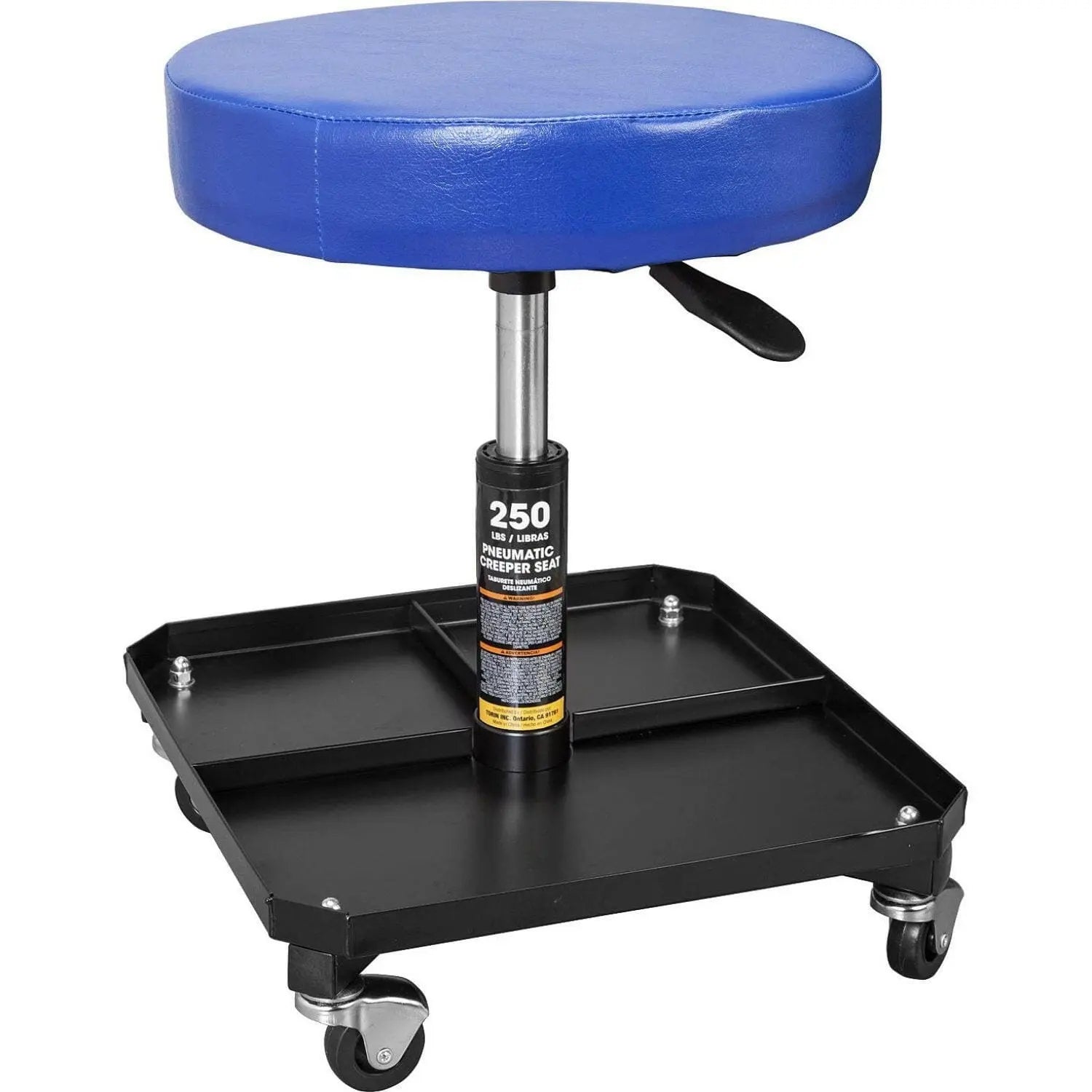 BIG RED Adjustable Rolling Creeper Seat with Tool Tray - Torin Inc.