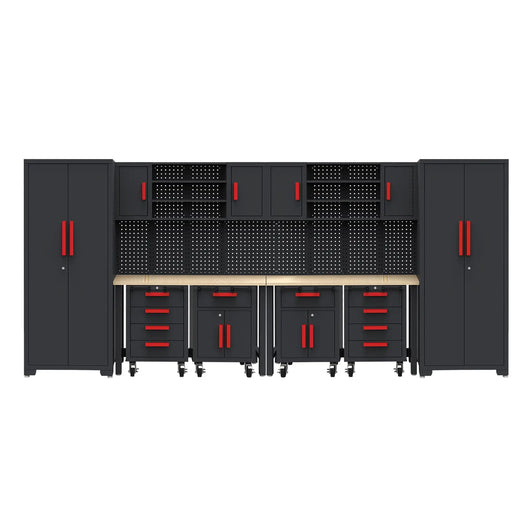 TCE R&B Series 24 Piece Professional Garage Cabinet Set - Torin Inc.