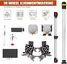Torin Inc. 3D Wheel Alignment Machine, Dual Screen, 10–23.5" Rim Size, Short Roll Compensation, for 4-Post Lifts