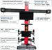 Torin Inc. 3D Wheel Alignment Machine, Dual Screen, 10–23.5" Rim Size, Short Roll Compensation, for 4-Post Lifts