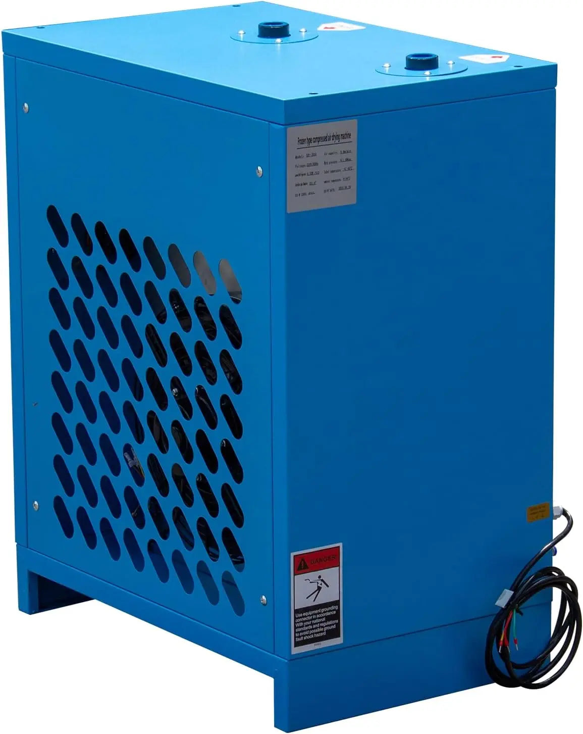 HPDMC Air Dryer Industrial Heavy Duty Refrigerated Air Dryer – 105 CFM, 0.885 KW, 220V For 30HP Rotary Screw Compressors – R134a Cooling System – Removes Moisture, Oil, Dust for Workshops, Factories, CNC