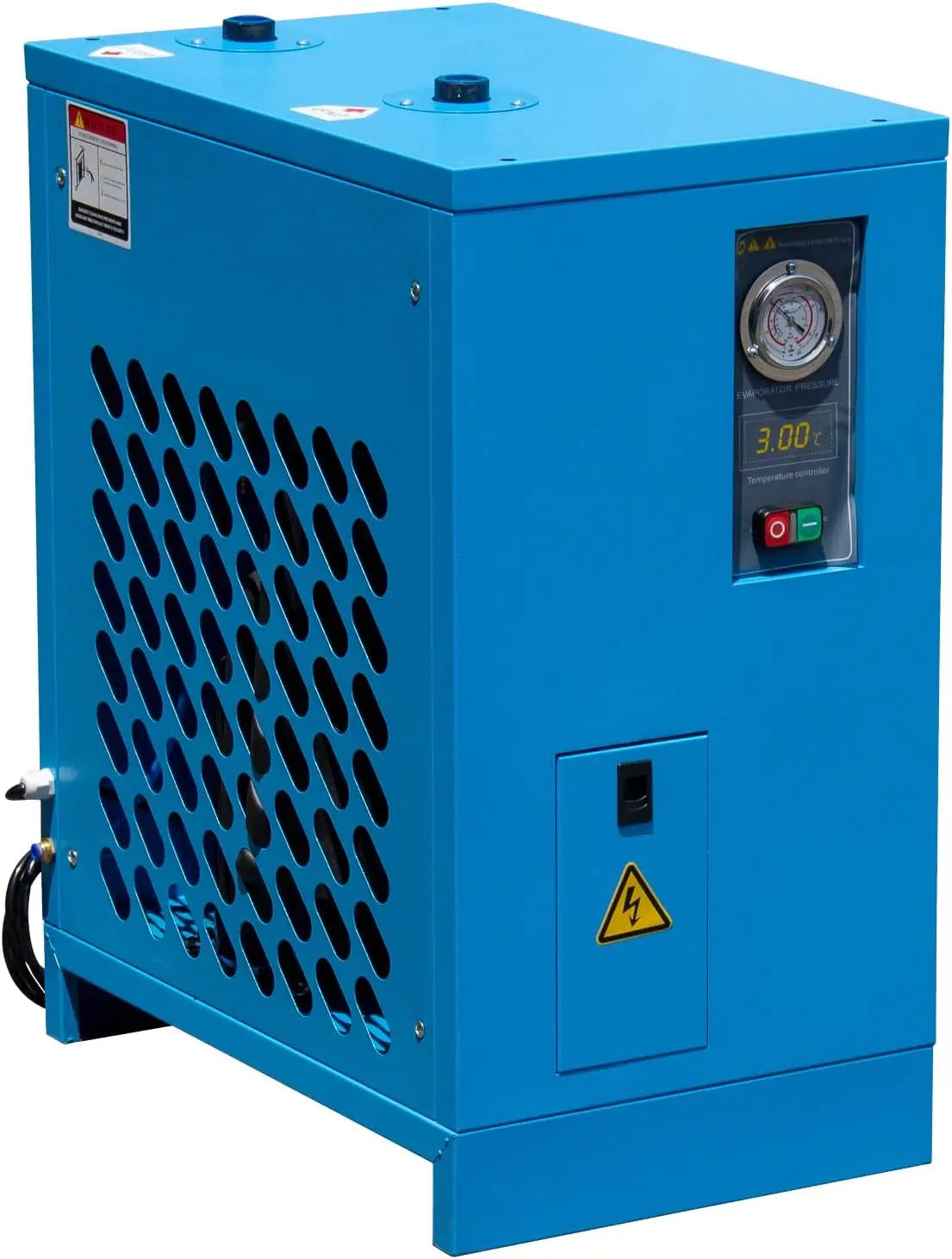HPDMC Air Dryer Industrial Heavy Duty Refrigerated Air Dryer – 105 CFM, 0.885 KW, 220V For 30HP Rotary Screw Compressors – R134a Cooling System – Removes Moisture, Oil, Dust for Workshops, Factories, CNC