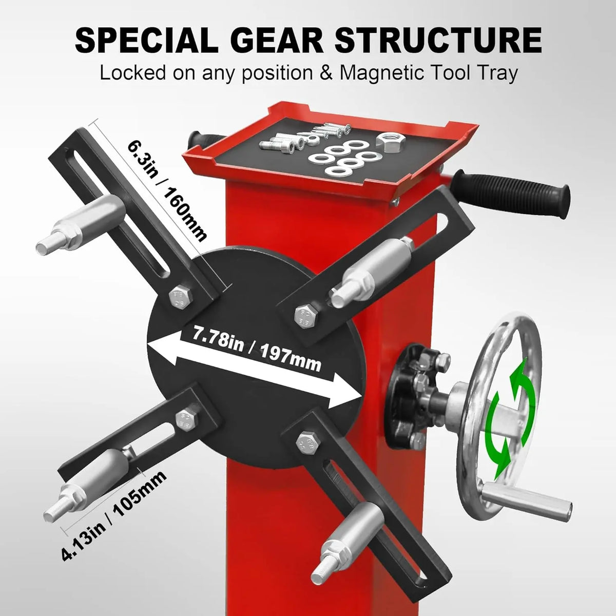 Engine Stand Rotation Pin Engine Stand 1100 lb Rotating Motor Stand