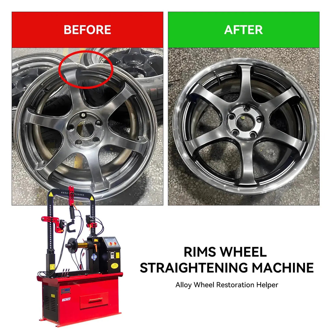 Torin Inc. Aluminum-Rim Straightening Machine Auto Repair Equipment Wheel Repair