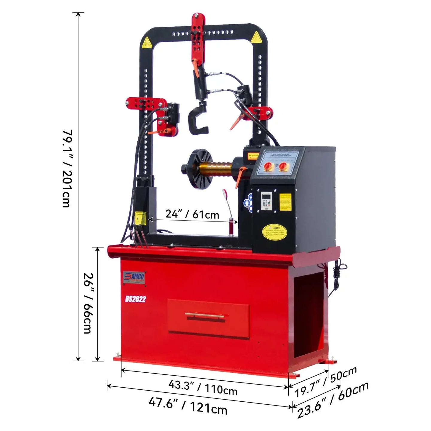 Torin Inc. Aluminum-Rim Straightening Machine Auto Repair Equipment Wheel Repair