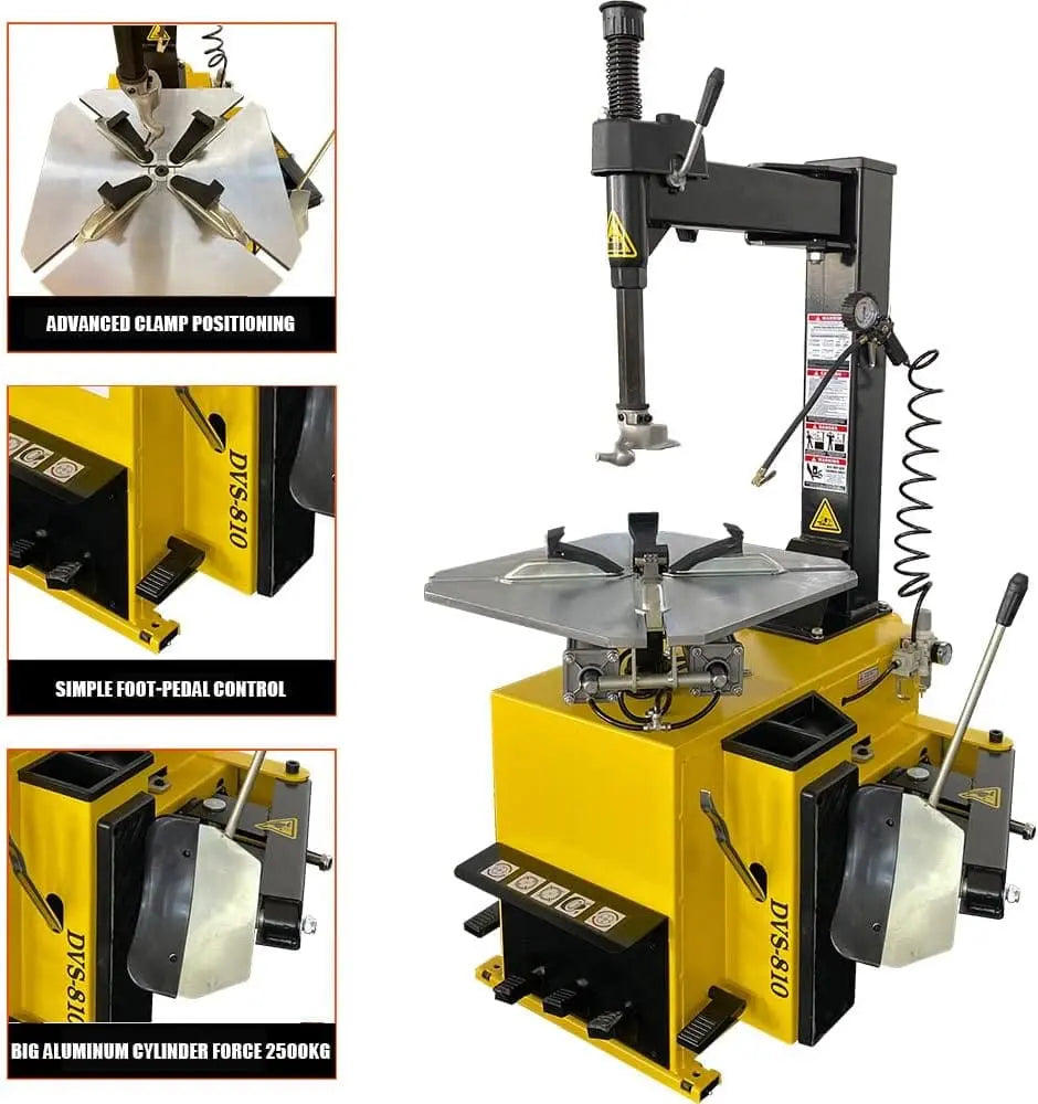 Torin Inc. Tire stripping machine 1.5HP Tire Changer Machine with Assist Arms, 110V Wheel Changer Tire Machine, Heavy Duty Swing Arm Tire Repair Equipment for Garage & Shop