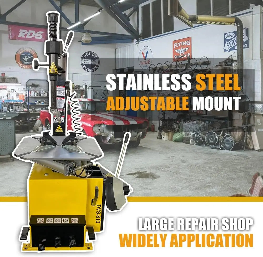 Torin Inc. Tire stripping machine 1.5HP Tire Changer Machine with Assist Arms, 110V Wheel Changer Tire Machine, Heavy Duty Swing Arm Tire Repair Equipment for Garage & Shop