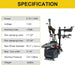 Torin Inc. Tire stripping machine Tire Changer Machine with Hand-Assisted Lever Device and Assist arm and Wheel Balancer Combo, with Laser Indicator & LED Work Light, 10-24" Rim, Manual Input, Dynamic/Static/ALU Modes, 0.25KW Pure Copper Motor, 110V
