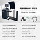 Torin Inc. Tire stripping machine 1.5HP Tire Changer Machine with Hand-Assisted and Premium Automatic Wheel Balancer Combo, 10-28" Rim, Auto A/D Measurement, Laser Guide & LED Light