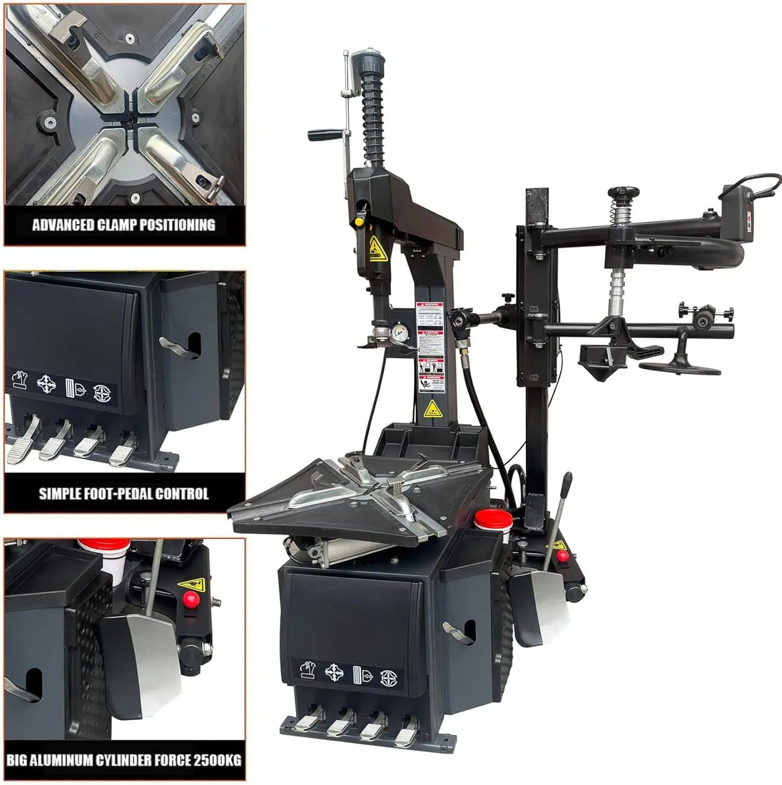 Torin Inc. Tire stripping machine 1.5HP Tire Changer Machine with Hand-Assisted and Premium Automatic Wheel Balancer Combo, 10-28" Rim, Auto A/D Measurement, Laser Guide & LED Light