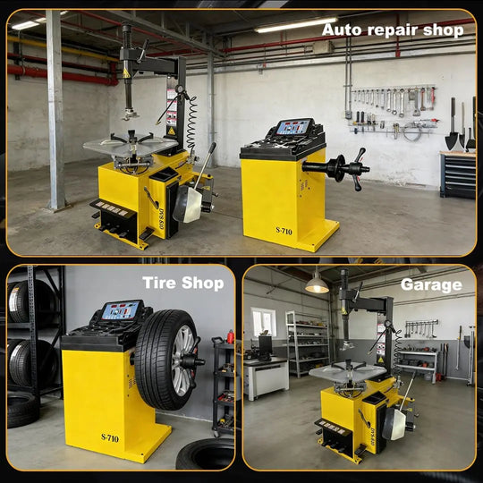 Torin Inc. Tire stripping machine 1.5HP Tire Changer and Wheel Balancer Combo with Assist Arms & Multiple Modes, 110V for 10-24" Rims, Complete Tire Service Equipment for Workshop