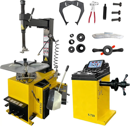 Torin Inc. Tire stripping machine 1.5HP Tire Changer and Wheel Balancer Combo with Assist Arms & Multiple Modes, 110V for 10-24" Rims, Complete Tire Service Equipment for Workshop