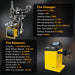Torin Inc. Tire stripping machine Tire Changer and Wheel Balancer Combo with Rear-Tilt System & Multiple Modes, 110V for 10-26" Rims, Complete Tire Service Package for Workshops
