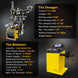 Torin Inc. Tire stripping machine Tire Changer and Wheel Balancer Combo with Rear-Tilt System & Multiple Modes, 110V for 10-26" Rims, Complete Tire Service Package for Workshops