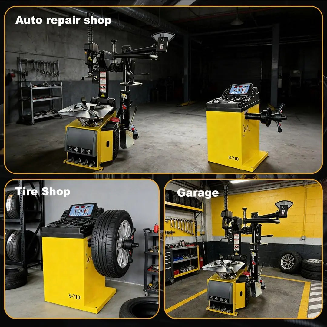 Torin Inc. Tire stripping machine Tire Changer and Wheel Balancer Combo with Rear-Tilt System & Multiple Modes, 110V for 10-26" Rims, Complete Tire Service Package for Workshops