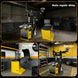 Torin Inc. Tire stripping machine Tire Changer and Automatic Wheel Balancer Combo with Rear-Tilt & Auto Measurement, 110V for 10-26" Rims, Premium Tire Shop Equipment System