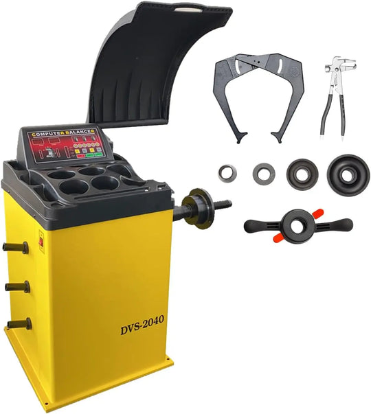 Torin Inc. Tire stripping machine Wheel Balancer Machine, Manual Input, 10-24" Rim, Dynamic/Static/ALU/Motorcycle Modes, 0.25KW Pure Copper Motor, 110V for Garage Workshop & Home Use (±1g Accuracy)