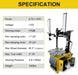 Torin Inc. Tire stripping machine 1.5HP Tire Changer Machine with Bead Blaster and Dual Assist Arms, 110V Wheel Changer Tire Machine for 12"-24" Rims, Heavy Duty Swing Arm Tire Repair Equipment for Garage & Shop