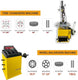 Torin Inc. Tire stripping machine Economic Tire Changer and Wheel Balancer Combo, 1.5HP with 0.25KW Pure Copper Motor, 110V for 10-24" Rims, Value Tire Service Package