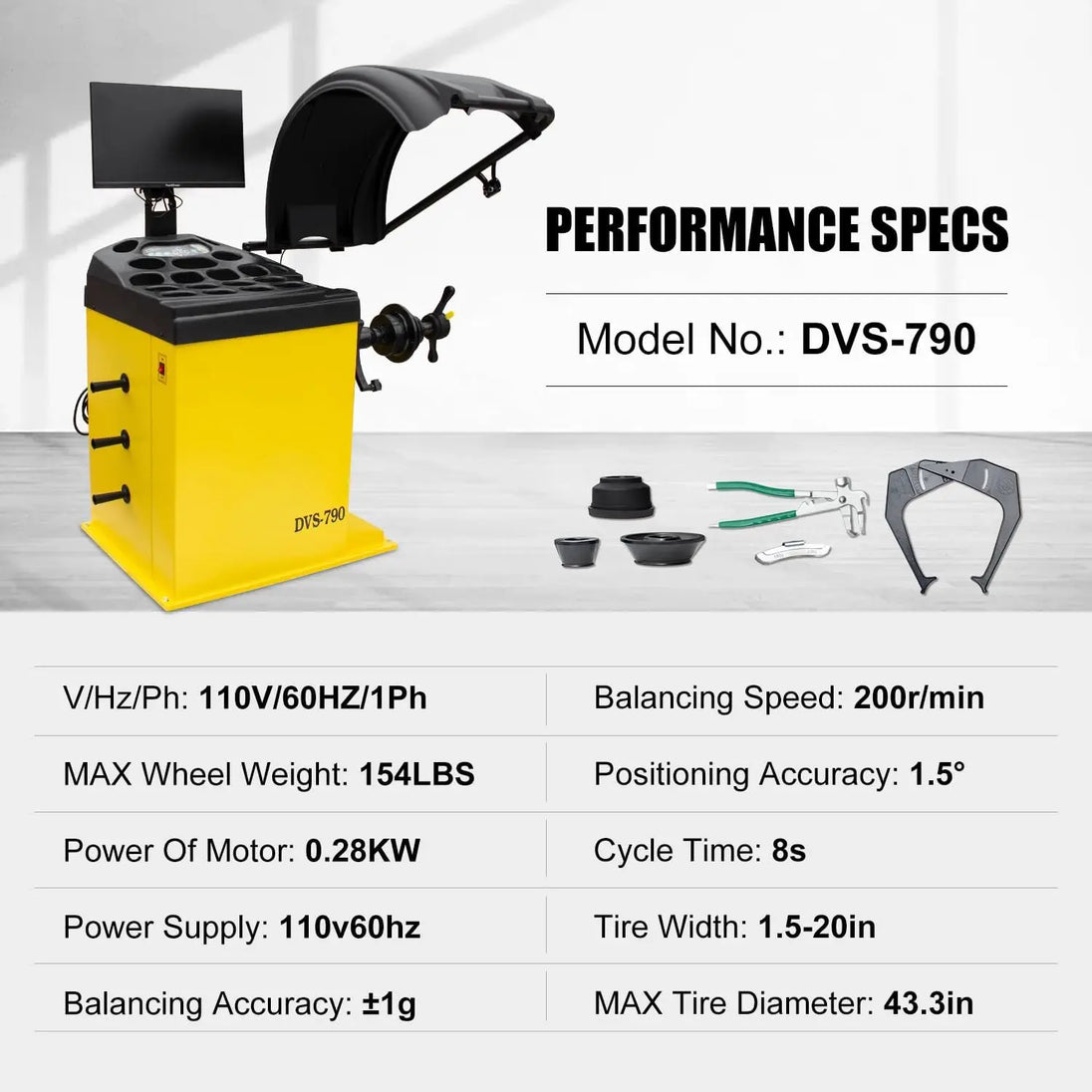 Torin Inc. Tire stripping machine Tire Changer and Premium Wheel Balancer Combo with Assist Arms & 24" LCD, 110V for 10-26" Rims, Advanced Tire Service System for Professional Shops