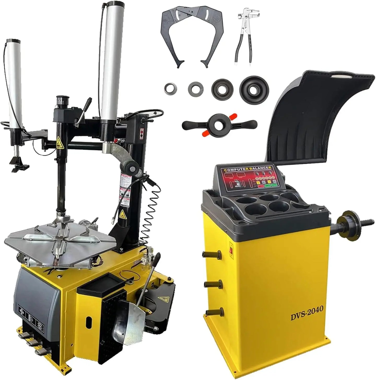 Torin Inc. Tire stripping machine Economic Tire Changer and Wheel Balancer Combo with Bead Blaster, 110V for 10-24" Rims, Cost-Effective Tire Service Set for Garages