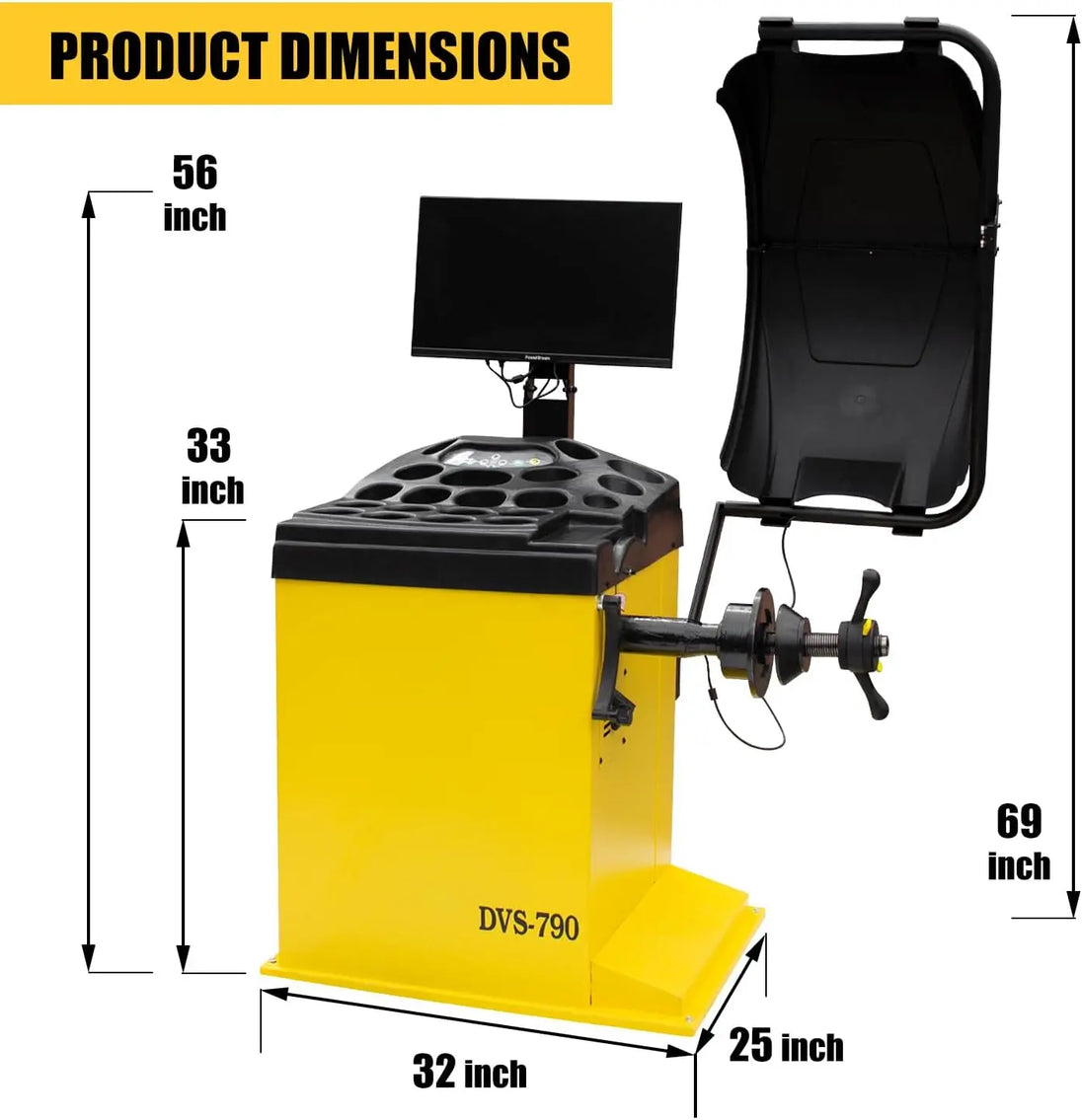 Torin Inc. Tire stripping machine Tire Changer and Premium Wheel Balancer Combo with Rear-Tilt & 24" LCD, 110V for 10-26" Rims, Advanced Tire Service System for Modern Shops