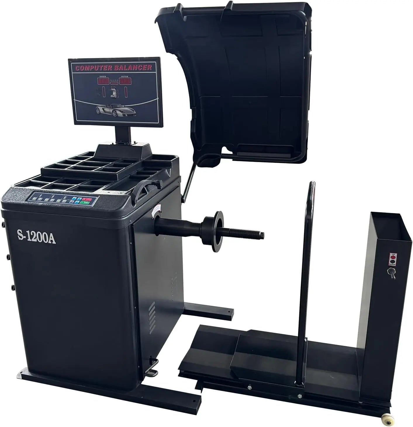 Torin Inc. Tire stripping machine S-1200A 1.5HP Tire Changer Machine with Hand-Assisted and Premium Automatic Wheel Balancer Combo, 10-28" Rim, Auto A/D Measurement, Laser Guide & LED Light