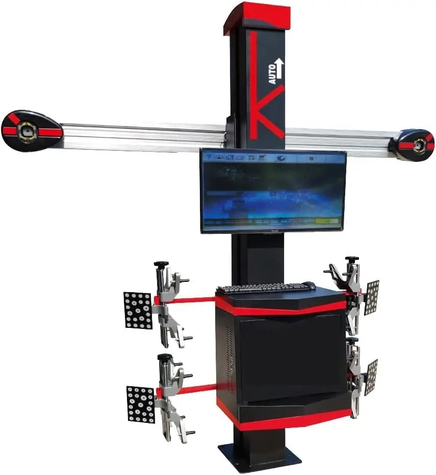 Torin Inc. Dual 22" Screens with Auto-Adjust Camera Beam 3D Wheel Alignment Machine, Dual Screen, 10–23.5" Rim Size, Short Roll Compensation, for 4-Post Lifts