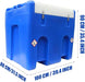 Torin Jacks Fuel Transfer Tank 114 Gallon Diesel Exhaust with 6 GPM Heavy Duty DEF Tank 114 Gallon Diesel Exhaust Fluid Transfer System with 12V DC Pump
