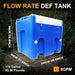 Torin Jacks Fuel Transfer Tank 114 Gallon Diesel Exhaust with 6 GPM Heavy Duty DEF Tank 114 Gallon Diesel Exhaust Fluid Transfer System with 12V DC Pump