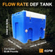 Torin Jacks Fuel Transfer Tank 114 Gallon Diesel Exhaust with 6 GPM Heavy Duty DEF Tank 114 Gallon Diesel Exhaust Fluid Transfer System with 12V DC Pump