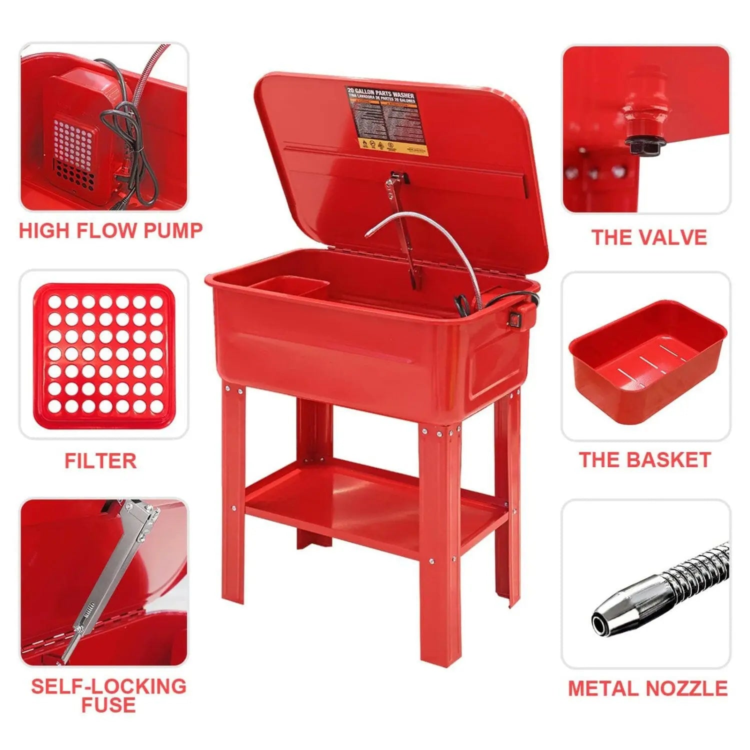 てとりん TORIN 20 Gallon Parts Washer - Torin Inc.